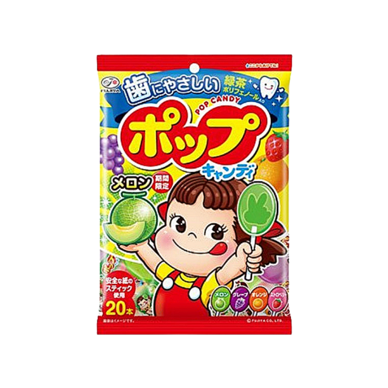 【ポップキャンディ袋 20本】후지야 페코짱 팝캔디 막대사탕 20개입