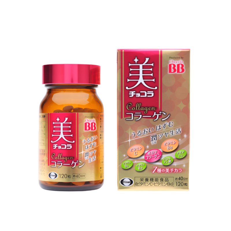 【チョコラBB 美チョコラ】미 쇼콜라 콜라겐 120정