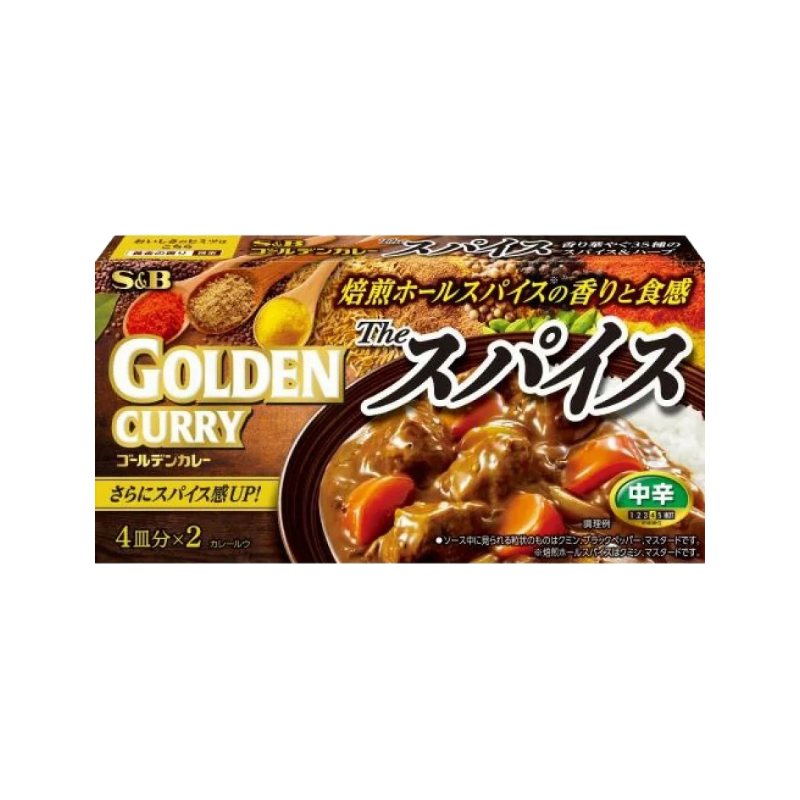 【ゴールデンカレー】SB 골든 카레 198g