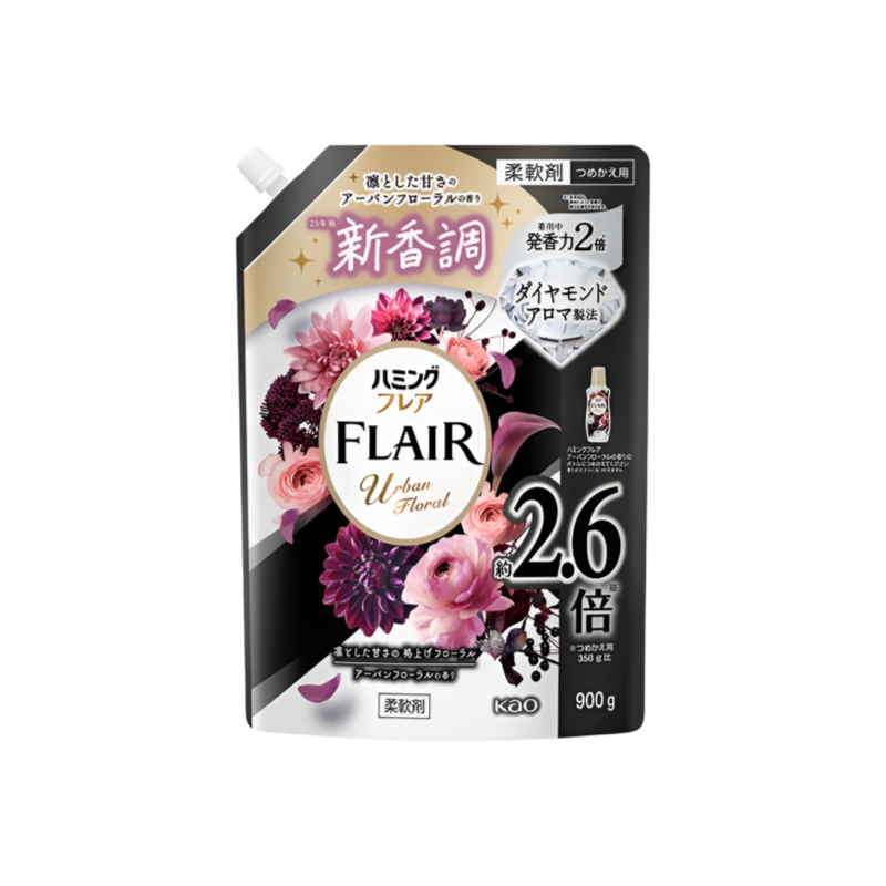【ハミングフレア】카오 허밍 플레어 섬유유연제 900g