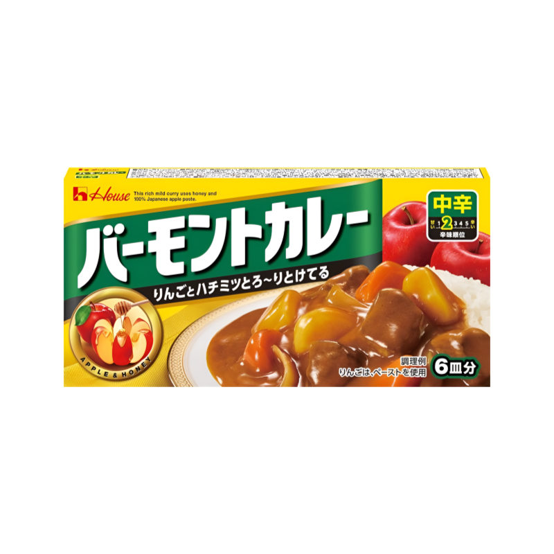 【ハウス バーモントカレー】바몬드 카레 230g
