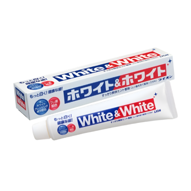 【ホワイト&ホワイト】화이트&화이트 150g / 치약