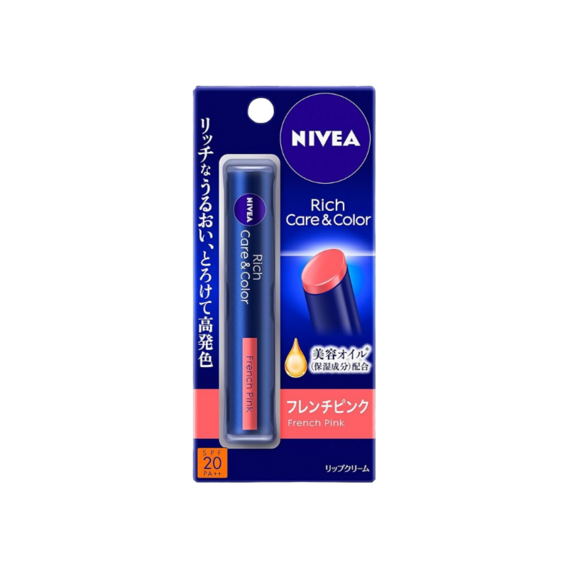 【Nivea リップ 】리치케어 컬러 립 2g
