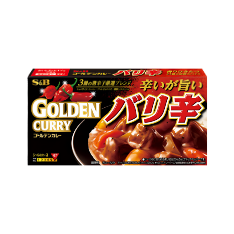 【ゴールデンカレー】SB 골든 카레 198g