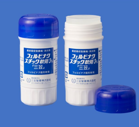 【「三笠」フェルビナクスチック3% 40g 】페르비낙 스틱 파스 / 롤 파스