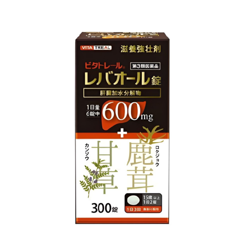 【レバオール®錠】비타트릴 레바올 300정(헤파리제 동일처방)