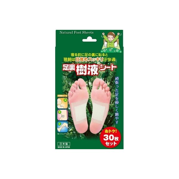 【足裏樹液シート30枚】 발바닥 수액시트 30매입