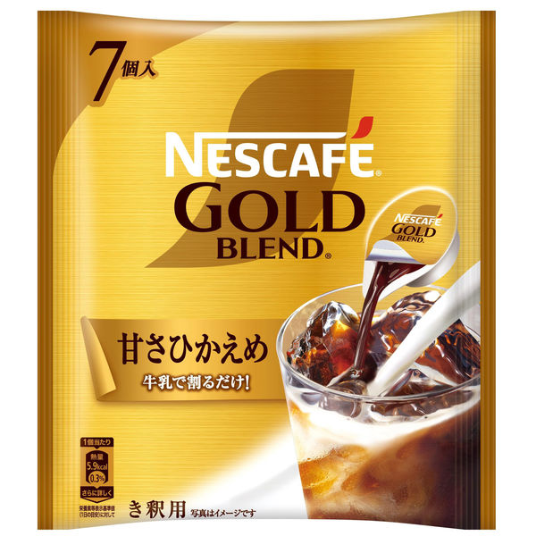 【ネスカフェゴールドブレンドポーション】네스카페 골드브렌드 포션 캡슐 커피 7P