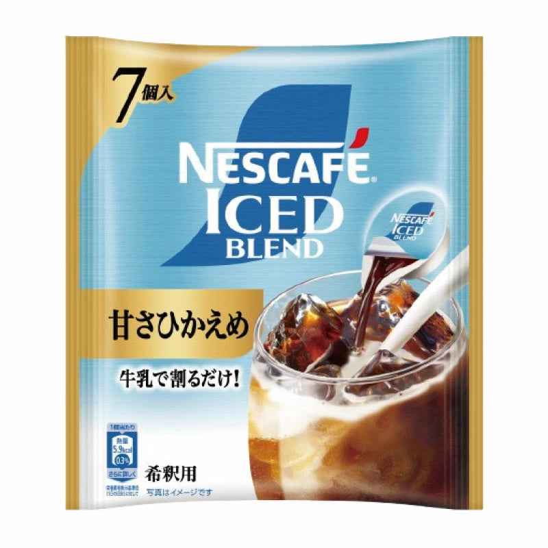 【ネスカフェ アイスブレンド ポーション】네스카페 아이스 블렌드 포션 캡슐 7P