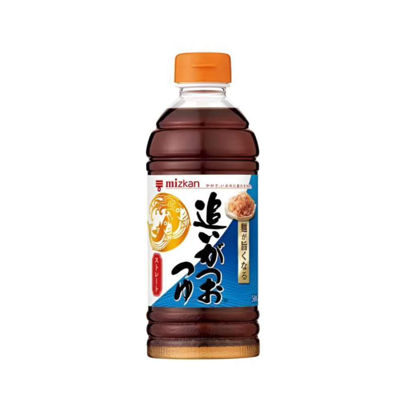 【ミツカン 追いがつおつゆ】미츠칸 오이가쓰오 쯔유 스트레이트 500ml