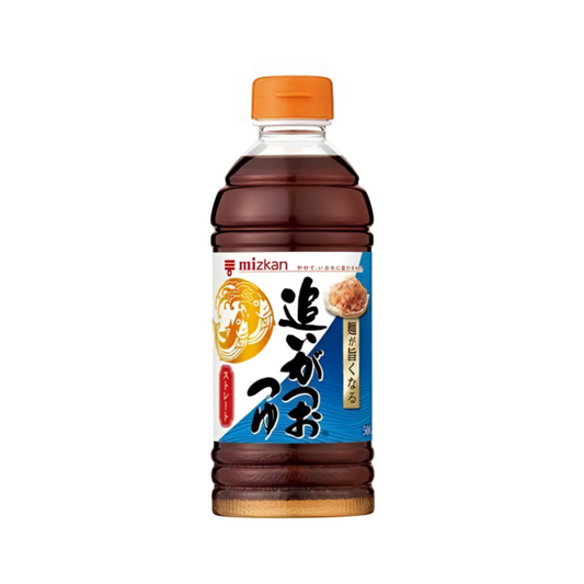 【ミツカン 追いがつおつゆ】미츠칸 오이가쓰오 쯔유 스트레이트 500ml