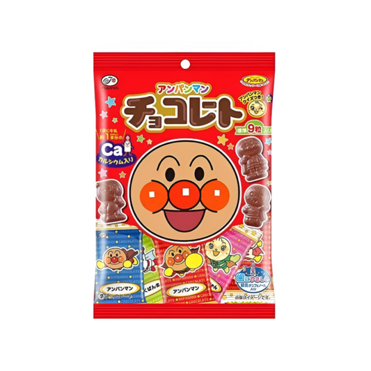 【不二家 アンパンマンチョコレート】후지야 호빵맨 초콜릿 34g