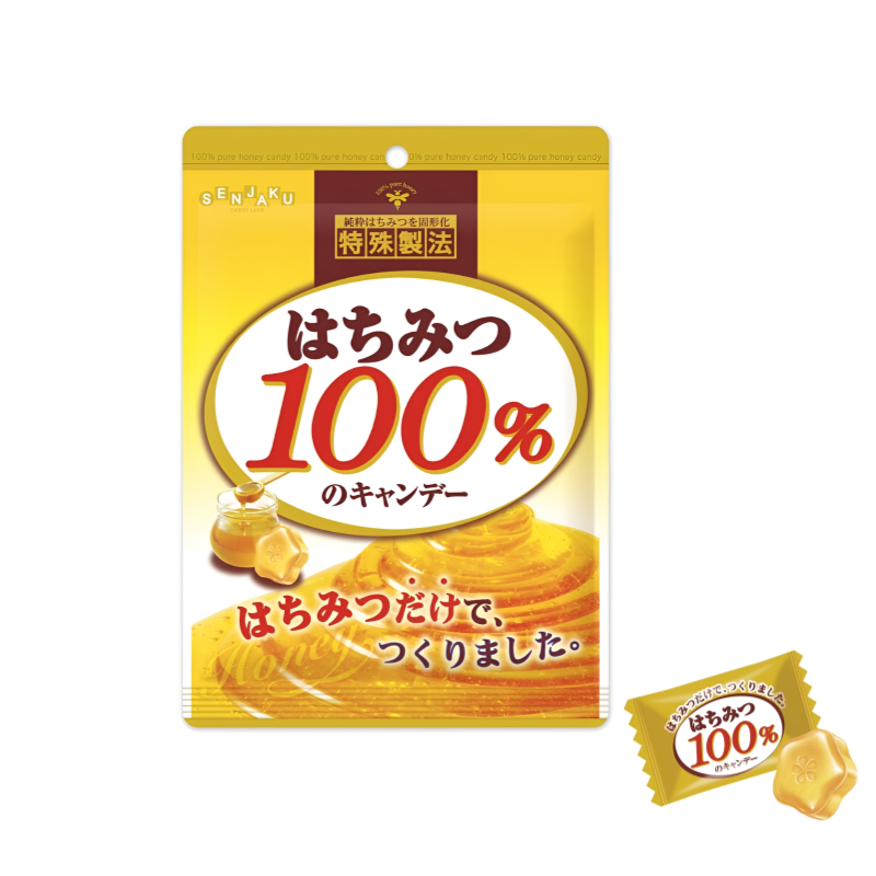 【扇雀飴 はちみつ100%のキャンデー】센자쿠 꿀 100% 캔디 51g