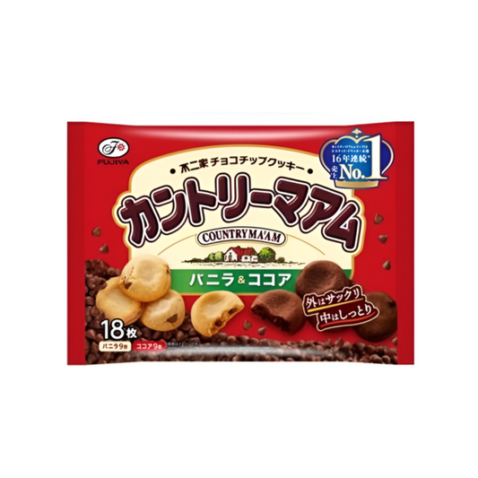 【カントリーマアム】후지야 컨트리맘(바닐라&코코아) 18개입