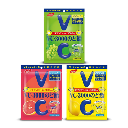 【VC-3000のど飴 】노벨 VC-3000 비타민목캔디 90g
