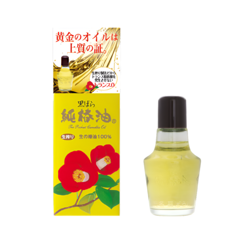 【黒ばら本舗 純椿油】쿠로바라 동백오일 72ml