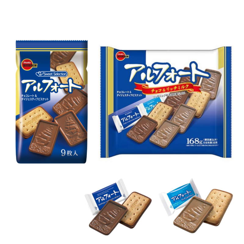 【ブルボン アルフォート】알포트 초코 비스킷
