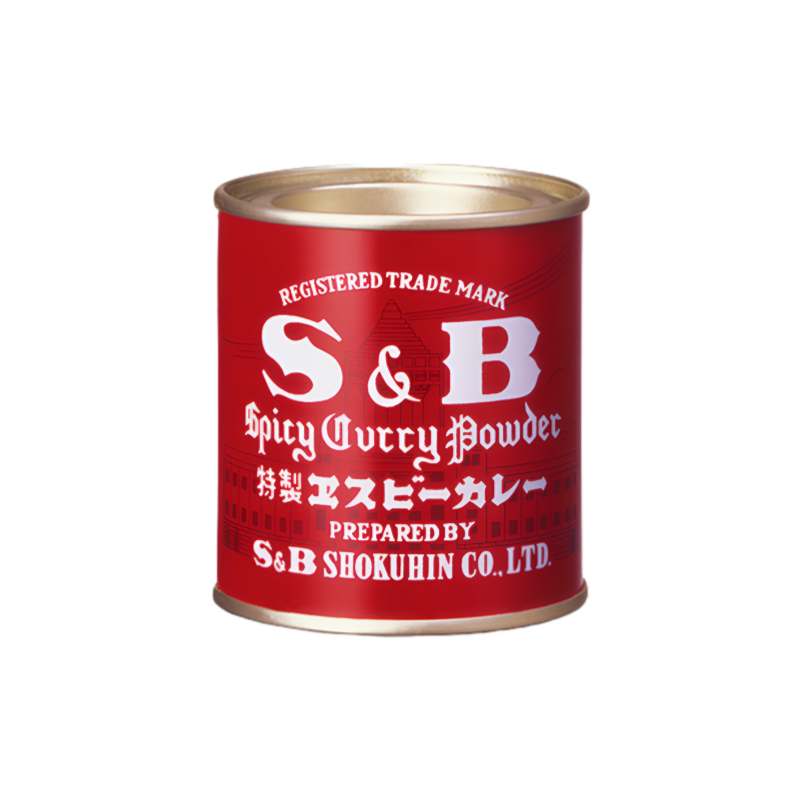 【特製エスビーカレー】S&B 캔 카레 파우더 400g