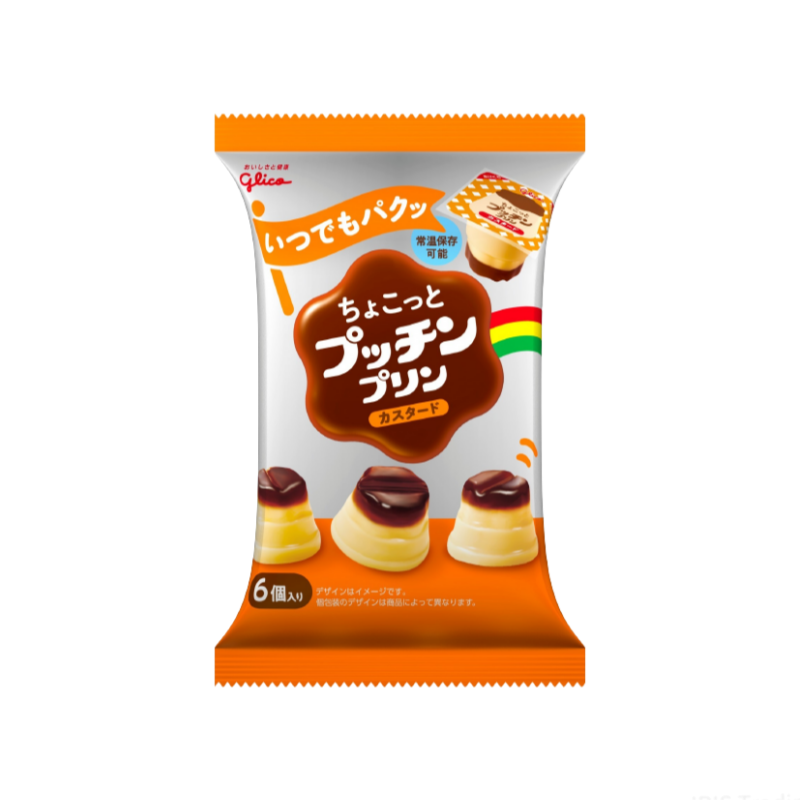 【ちょこっとプッチンプリン】글리코 미니 푸칭 푸딩 6개입