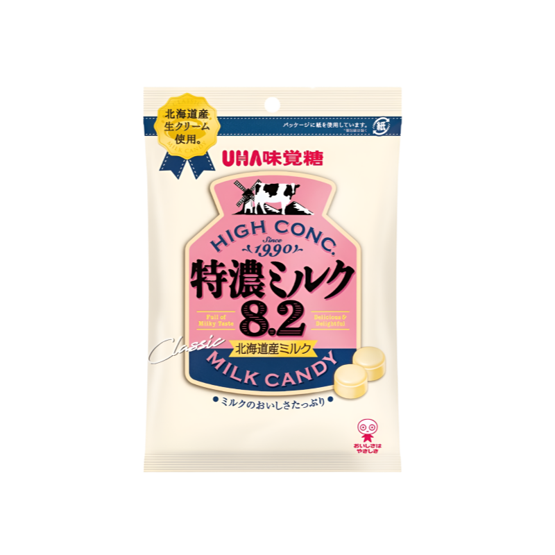 【味覚糖 特濃ミルク8.2】UHA미각당 특농밀크캔디8.2
