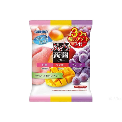 【ぷるんと蒟蒻ゼリー大袋】오리히로 곤약젤리 큰 봉지 24개입