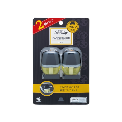 【Sawaday クルマ専用】사와데이 차량용 탈취방향제 클립형 6ml × 2개