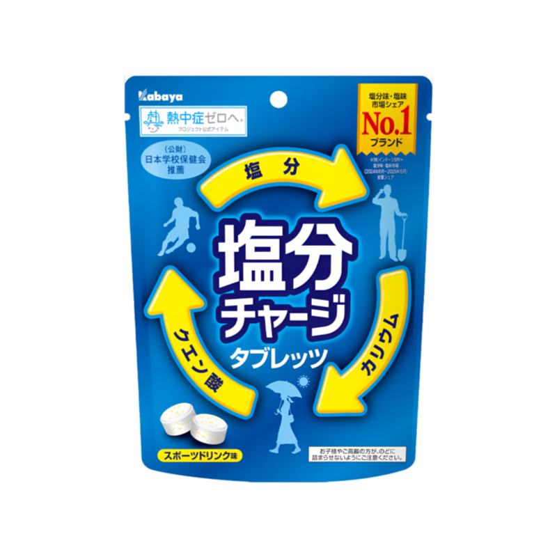 【塩分チャージ】카바야 염분 충전 태블릿 캔디