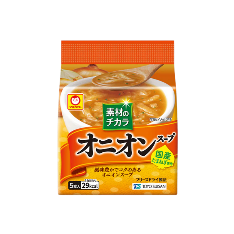 【まるちゃん 素材のチカラ】마루쨩 식재료의 힘 인스턴트 스프 5식