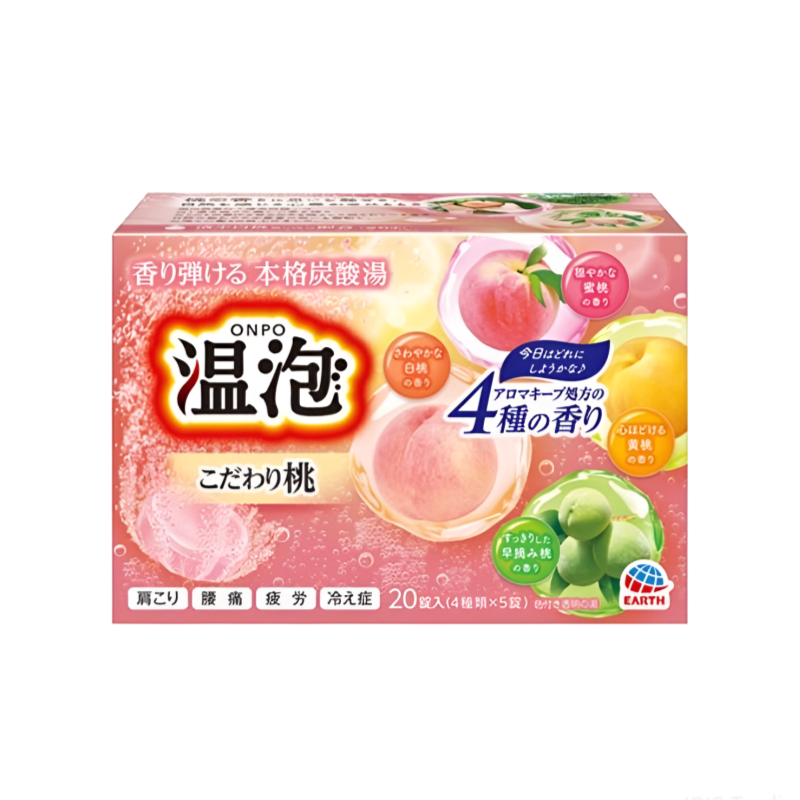 【温泡 入浴剤】아스 탄산온천 입욕제 온포 4종5개입