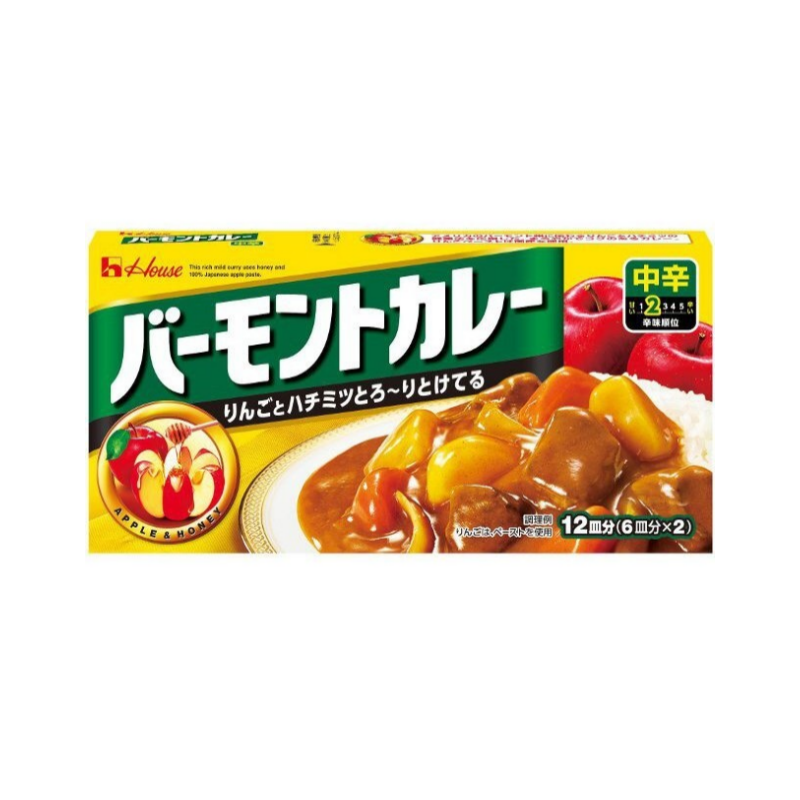 【ハウス バーモントカレー】바몬드 카레 230g