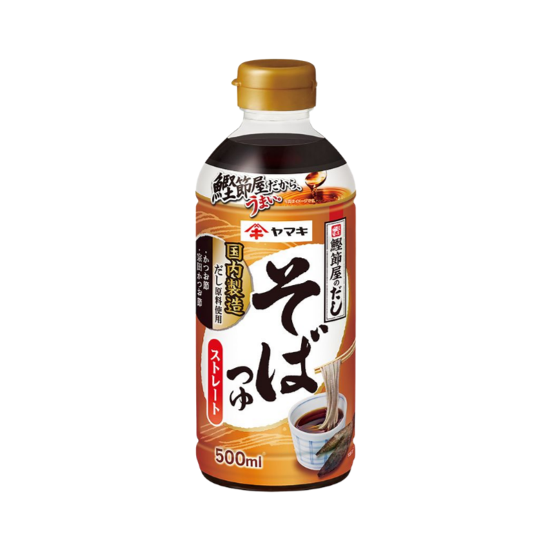 【ヤマキ ストレート つゆ】야마키 가츠오 쯔유 스트레이트 500ml
