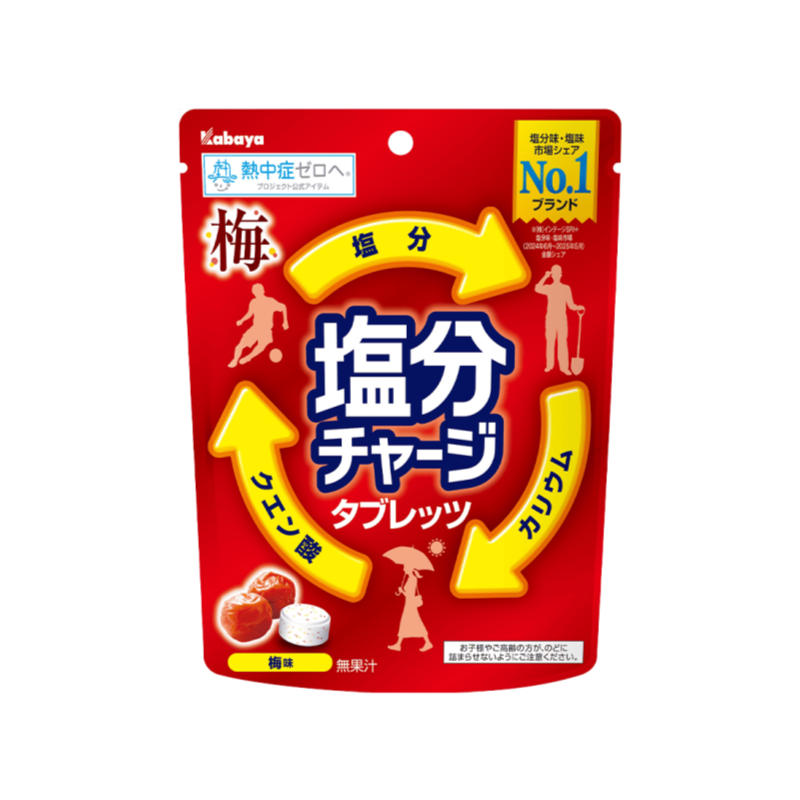 【塩分チャージ】카바야 염분 충전 태블릿 캔디