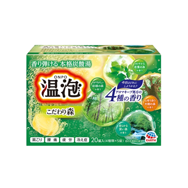 【温泡 入浴剤】아스 탄산온천 입욕제 온포 4종5개입