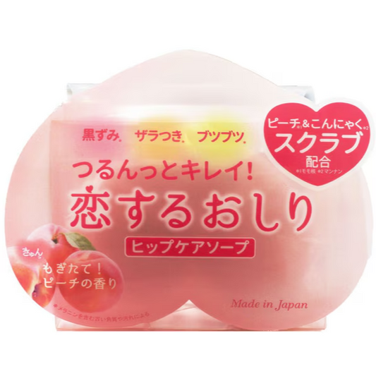 【恋するおしり ヒップケアソープ80g 】일본 코이스루 오시리 엉덩이 비누 80g / 펠리칸 솝 사랑하는 엉덩이 비누