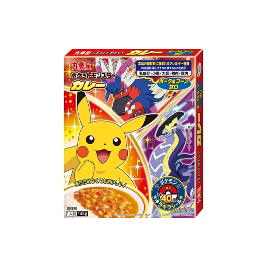 【丸美屋 ポケモンカレーポーク&コーン】포켓몬 카레 포크콘 순한맛 145g