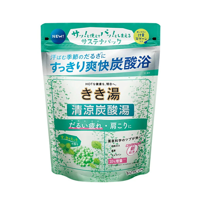 【きき湯 清涼炭酸湯】바스크린 키키유 청량탄산탕 360g