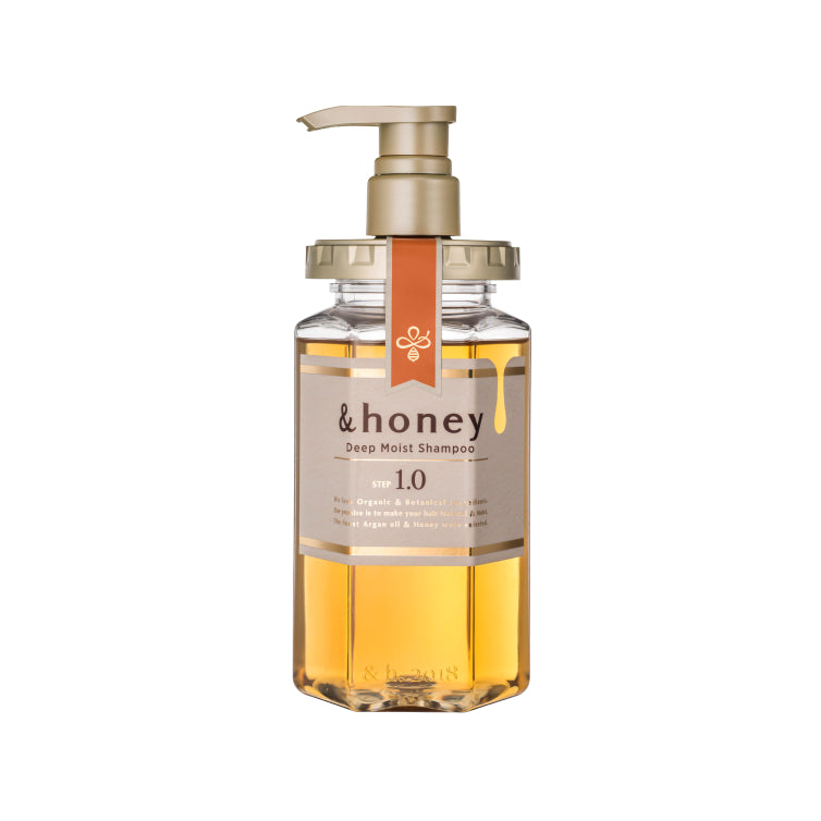 【&honey ディープモイスト】앤드허니 딥 모이스트 샴푸 1.0 / 트리트먼트 2.0