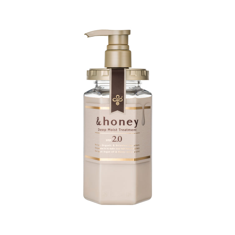 【&honey ディープモイスト】앤드허니 딥 모이스트 샴푸 1.0 / 트리트먼트 2.0
