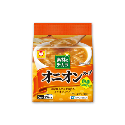 【まるちゃん 素材のチカラ】마루쨩 식재료의 힘 인스턴트 스프 5식