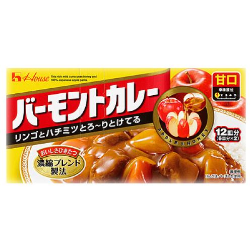 【ハウス バーモントカレー】바몬드 카레 230g