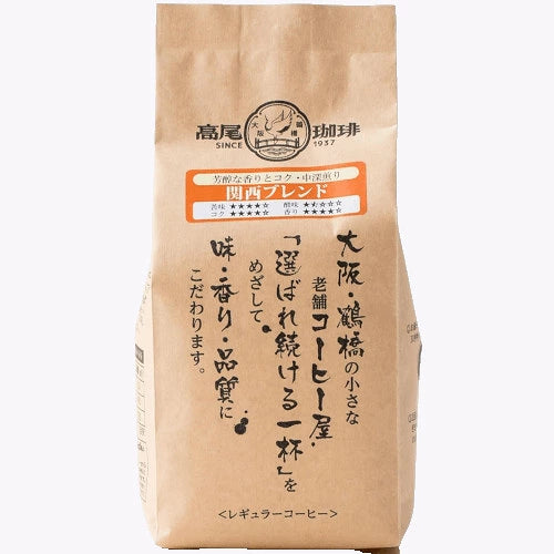【高尾珈琲】오사카 츠루하시 다카오 전문점 가루 커피 160g