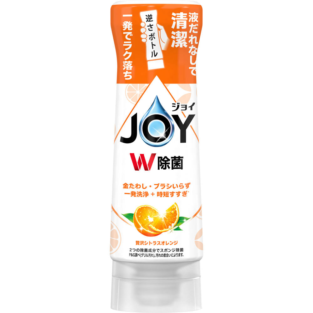 【ジョイ Ｗ除菌 洗剤 逆さボトル】P&G 조이 W제균 290ml(거꾸로 병)