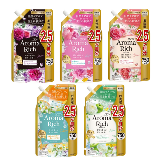 【ソフラン アロマリッチ】라이온 소프란  아로마리치 섬유유연제 750ml