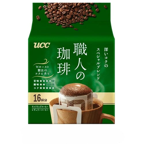 【UCC 職人の珈琲】UCC 장인의 커피 원드립커피 16개입