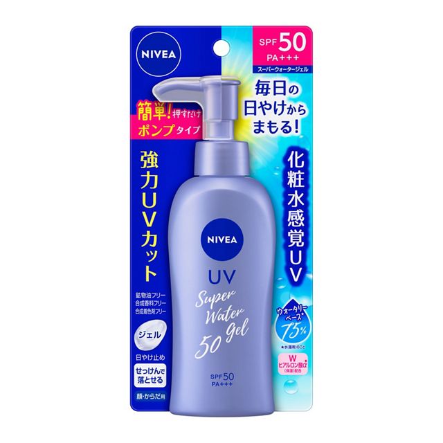 【ニベアUV】니베아 UV 워터젤 펌프 140g