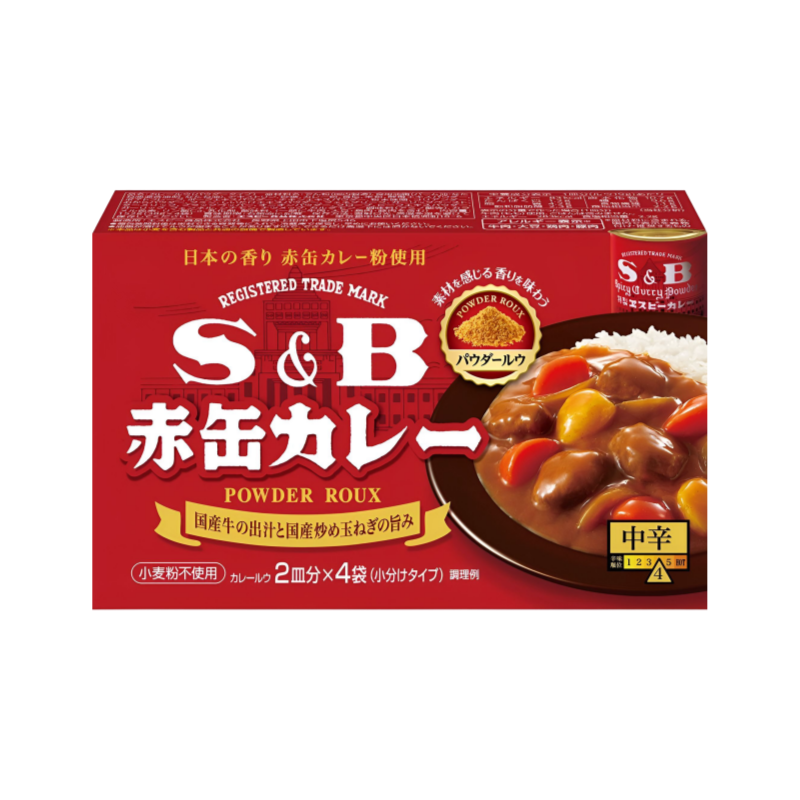【S&B 赤缶ｶﾚｰﾊﾟｳﾀﾞｰ】S&B 레드캔 카레파우더
