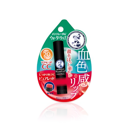 【メンソレータム ウォーターリップCC ピュアレッド】멘소래담 워터립 톤업CC 퓨어레드 4.5g