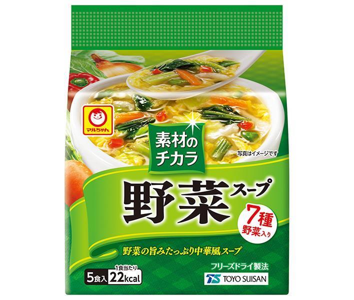 【まるちゃん 素材のチカラ】마루쨩 식재료의 힘 인스턴트 스프 5식