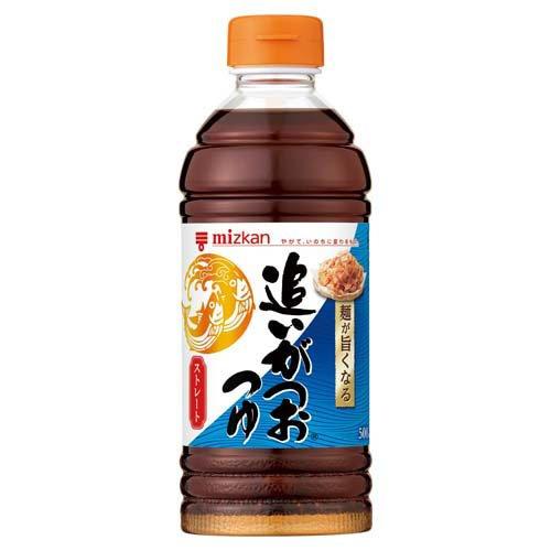 【ミツカン 追いがつおつゆ】미츠칸 쫓아 가쓰오 스트레이트 500ml