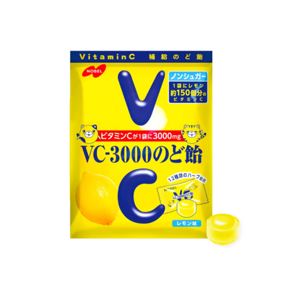 【VC-3000のど飴 】노벨 VC-3000 비타민목캔디 90g